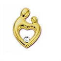 Afbeelding van M'amour hanger hart briljant B50