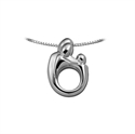 Afbeelding van M'amour familie hanger zilver Z25