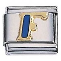 Afbeelding van Zoppini - 9mm - letter F emaille