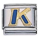 Afbeelding van Zoppini - 9mm - letter K emaille