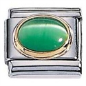 Afbeelding van Zoppini - 9mm - kattenoog - groen