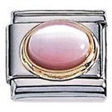 Afbeelding van Zoppini - 9mm - kattenoog - rose