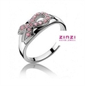 Afbeelding van Zinzi - ring pink ribbon - zir560