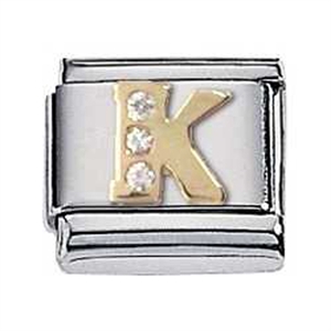 Afbeelding van Zoppini - 9mm - zirkonia letter K