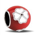 Afbeelding van Cool kids - CK032 Lucky leaf red white