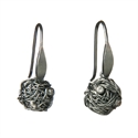 Afbeelding van Rabinovich - Oorhanger geoxideerd zilver met zirkonia -113 04 0 44 