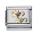 Afbeelding van Zoppini - 9mm - dieren Muisje rose