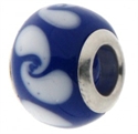 Afbeelding van Cool B - Murano - blauw met krul CB3002